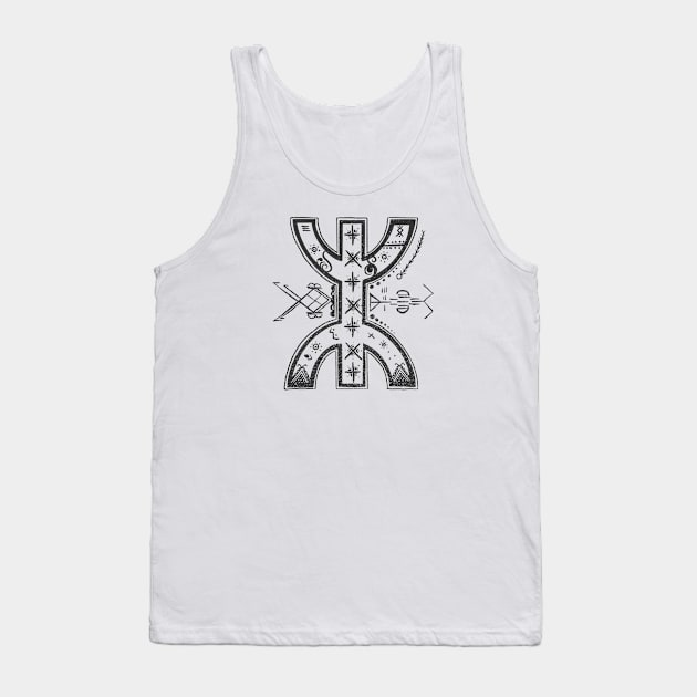 Amazigh Berber Symbol Tank Top by inspiringtee